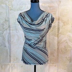 NWT Max Studio ruched cowl neck top